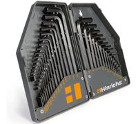 Hinrichs Set di 30 Pezzi Chiavi Esagonali in Pollici e Metriche Set di Chiavi