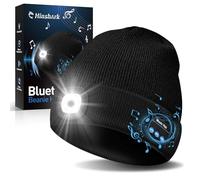Hinshark Regalo Uomo Donna Cappello Bluetooth Uomo Donna Invernale con LED | Idee Regalo Uomo Compleanno, Regalo Anniversario per Lui, Regali Natale Originali, Regalo Papà Natale, Regali Secret Santa
