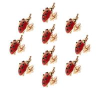 HINTRMENT 10 Pezzi Mini Spilla Antiscivolo Scarico per Camicie e Sciarpa, | Struttura a Spillo Robusta, Clip Insetto Cristallo Liscio, Uso Ufficio