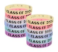HINTRMENT 12 Pezzi Bracciali in Silicone per Laurea 2026, Resistenti e Skinfriendly, Effetto Luminoso al Buio, per Cerimonie di Fine Anno Scolastico e Feste di Diploma