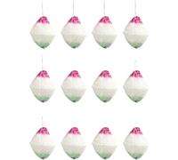 HINTRMENT 12 Pezzi Mantelli per Lanterna a Cherosene in Rayon Ignifugo, Coperture per Lanterne a Gas da Campeggio, Stoppino Esterno ad Alta Luminosità per attività Outdoor