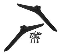 HINTRMENT 2 Pezzi Gambe Sostitutive per Supporto Tv Piatto Compatibili con Televisore Base Robusta con Viti Incluse e Installazione Rapida