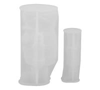HINTRMENT 2 Pezzi Stampi in Silicone per Natale, Stampi per Candele Natalizie, Re e Soldato, Bianco, per Resina e Gesso, Facile Sformatura, Decorazioni 3d, Fai da Te
