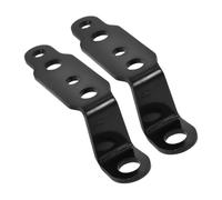 HINTRMENT 2 Pezzi Supporto Frecce Moto Nero in Alluminio per Specchietto | Finitura Anodizzata, Resistente a Corrosione e Abrasione, senza Forare