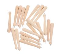 HINTRMENT 25 Pezzi Accessori in Legno a Forma di Mini Mazze da Baseball per Creazione di Gioielli Fai da Te, Decorazione Sportiva Facile da Montare, per Ciondoli e Portachiavi