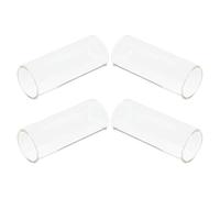 HINTRMENT 4 Pezzi Slide in Vetro per Chitarra Elettrica e Basso, Suono e Riduzione Affaticamento Dita, per Improvvisazione e Generi Blues