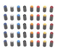 HINTRMENT 40 Pezzi Manopole per Potenziometro in Plastica 10.5×18mm per Chitarra Elettrica Controllo Volume Stabile e Rotazione Regolare per Performance Live e Altoparlanti