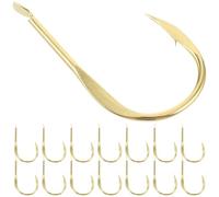 HINTRMENT Amo da Pesca in Rame con Ardiglione Gancio Spinato da 5# Set da 20 Pezzi per Pesca a Esche Vive Accessorio Versatile