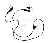 HINTRMENT Auricolare Tubo Acustico Monoauricolare Nero Crystal Wire | Cuffia Cablata Isolamento Rumore, Comunicazione Mani Libere, per Officers e Emts