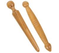 HINTRMENT Bastoncini per Massaggio AI Piedi in Legno 2 Pezzi Strumenti di Riflessologia Plantare Compatti per Massaggio Mani e Corpo Promuovono Circolazione e Alleviano Affaticamento