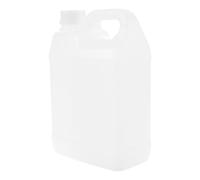 HINTRMENT Bottiglia di Plastica Riutilizzabile con Manico e Coperchio Ermetico da 2l Contenitore Alimentare per Sciroppi, per Domestico
