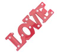 HINTRMENT Centrotavola Luminoso LED D'amore Insegna a Lettere, Luce Atmosferica Bianca per Decorazione Stanza Romantica e Lampada da Notte Decorativa per Soggiorno e Camera