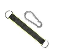 HINTRMENT Cinghie Spesse in Poliestere e Metallo per Anelli da Ginnastica, Accessori Fitness Multifunzione per Esercizi Appesi su Sbarra Orizzontale, per Palestra e Balcone