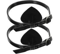 HINTRMENT Cinturini per Scarpe da Donna senza Allacciatura in Pu e Tessuto, Elastici e Resistenti, per Tacchi Alti, Stile Fashion, 1 Paio Stili multipli