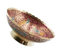 HINTRMENT Ciotola per Offerte Buddiste in Rame Design Retrò, Leggera e Delicata, per Acqua e Frutta, per Altare e Spazi Interni Domestici