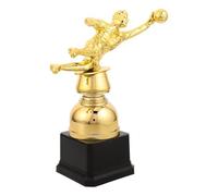 HINTRMENT Coppa Calcio Portiere in Plastico Oro Design Raffinato Resistente allo Sbiadimento Premio Motivazionale per Tornei e Souvenir per Giovani