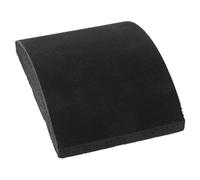 HINTRMENT Cuscinetto in Silicone Espanso Nero Resistente al Calore per Pressa Termica Cappelli, Forma Curva, per Uso Domestico e Fabbriche, Migliora la Precisione e Nitidezza Dell'immagine