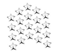 HINTRMENT Fermagli per Chioma a Stella in Metallo Argento per Chioma Trendy e Resistenti 20 Pezzi Clip Sicure Superficie Liscia Accessori Moda per Ragazze e Giovani