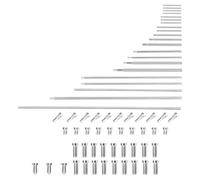 HINTRMENT Kit di Riparazione in Argento per Oboe Viti Filettate Facile e Riparazione per Strumenti a per Musicisti Professionisti e Principianti