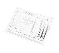 HINTRMENT Kit di Valutazione delle Carte Sportive Righello e Misuratore di Crepe Trasparente per Ispezione e Monitoraggio Difetti in Lavorazione del Legno