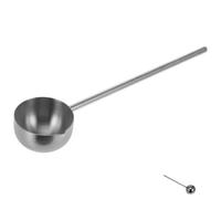HINTRMENT Mestolo per Zuppa Profondo in Acciaio Inox Manico lungo Antiscivolo da 80 Ml, Paletta Multiuso per Cucina Professionale e Domestica, Utensile Resistente per Pentole e Ristoranti