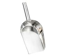 HINTRMENT Pala per Ghiaccio in Acciaio Inossidabile Bordi Lisci, Design Semplice, Facile da Usare, Multifunzionale per Cucina e Bar