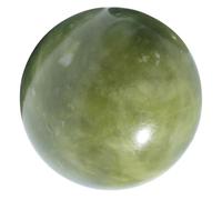HINTRMENT Palline da Massaggio per Mani in Jade Verde Liscia, Strumenti per Esercizi e Massaggi Antistress, Decorazione Relax per Benessere e Circolazione