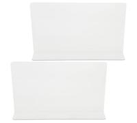 HINTRMENT Paraspruzzi Trasparente Angolare in PVC per Vasca da Bagno 2 Pezzi, Barriera Antiacqua Tappo per Doccia, Protezione Antischizzi per Bagno e Lavabo