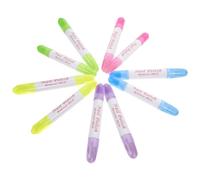 HINTRMENT Penna Correttore per Smalto 10 Pezzi per Pulizia Bordi Unghie in Plastica, Portatile per Manicure a Casa o Saloni Professionali