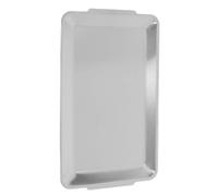 HINTRMENT Piastra per Barbecue in Acciaio Inox Argento, Fondo Piatto