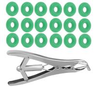 HINTRMENT Pinza Espansore per Anelli di Castrazione in Acciaio Inossidabile Paillettes, Comoda e Pratica, per Risparmiare Fatica Durante la Castrazione