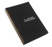 HINTRMENT Quaderno Budget Nero Resistente All'acqua in Pp e Carta, Planner per Entrate e Uscite per Casa e Viaggi, Organizzatore Finanziario per Privati e Piccole Imprese