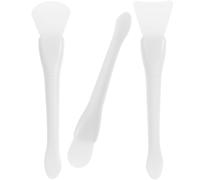 HINTRMENT Set 3 Spatole in Silicone per Pulizia Cera Sigilli, Raschietti Riutilizzabili Impugnatura Comoda per Ceretta e Applicazione Maschere Viso, Strumenti Portatili Multifunzionali