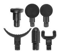 HINTRMENT Set 6 Testine per Massaggiatore Elettrico Portatile, Adattatori per Pistola Massaggiante, Teste Massaggianti per Corpo e Testa, Accessori per Fitness e Rilassamento Muscolare