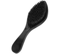 HINTRMENT Spazzola per Barba Uomo Portatile e Comoda e Manico in Legno Nero Setole di Cinghiale Facile da Mettere in Borsa per Pettinare Chioma e Barba