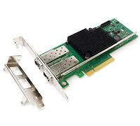 HINYSENO PCI-E - Scheda di rete Ethernet in fibra HS-X710-DA2 (2 porte/10 GB/PCI-E 3.0).