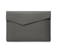 HinZann 13 14 Pollici Custodia PC Portatile per MacBook Air 13 M4/M3/M2/M1 2025-2018 / MacBook Pro 14 M4/M3/M2/M1 Pro/Max, 13 13.3 14 Pollici Borsa Porta Pc Leggera in Pelle - Grigio Chiaro