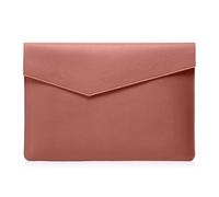 HinZann 15-16 Pollici Custodia PC Portatile per MacBook Air 15 M5/M4/M3/M2 / MacBook Pro 16 M5/M4/M3/M2/M1 Pro/Max, 15 15,6 16 Pollici Borsa Porta Pc Leggera in Pelle - Rosa