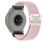 HinZann 20mm Cinturino per Amazfit Cheetah 2 Pro/Active 3 Premium/2 Square | (Rosa) Elastico Nylon Intrecciato Cinturini di Ricambio, Cinturino Tessuto per Amazfit T-Rex 3 Pro 44mm/Active 2/Active