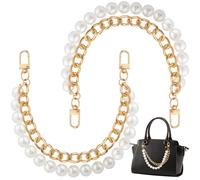 Hinzic 2pcs per la catena della borsetta per allara estensione della borsa oro cingoli per spalla in metallo borse a traversa per manico corto Access