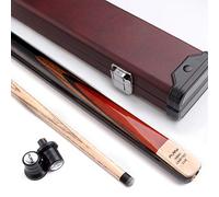 HIOD Stecca da Biliardo da 3/4 57 Pollici È Realizzata in Legno di Frassino con Un Elegante Set di Stecche da Biliardo,GM1,11.5mm Cue Tips
