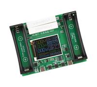 HIOPOIUYT 18650 Batteria Scarico del Tester Checker con Supporto 10A Corrente E Test capacità della Batteria dello Schermo LCD per Progetti Fai -da -Te