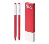 HIOPOIUYT 2 Prima Amare Cuore Inchiostri Neri Penna Gel Penna 0 5 Mm Inchiostri Rotanti Neutri Cartoleria Per La Scrittura