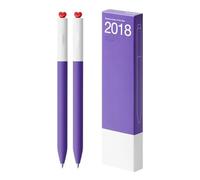 HIOPOIUYT 2 Prima Amare Cuore Inchiostri Neri Penna Gel Penna 0 5 Mm Inchiostri Rotanti Neutri Cartoleria Per La Scrittura
