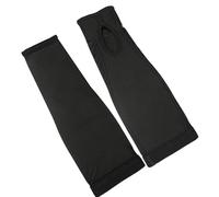 HIOPOIUYT 2Pcs Pallavolo Braccio Maniche Avambraccio Protettivo Con Imbottito Pad E Pollice Foro Per Le Donne Adolescenti Sport Braccio, Multicolore, L