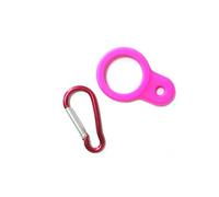 HIOPOIUYT 5 Siliconi Bottiglie d'Acqua Clip Leggera Sport Cup Feetener Carabiner per Far Funzionare Accessori Arrampicata Sportiva Esterni Esterni