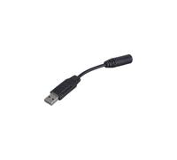 HIOPOIUYT Adattatore da USB A a scheda audio esterna da 3,5 mm per musica senza soluzione di continuità sui computer con conduttori interni schermati