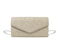 HIOPOIUYT Borsa a busta per festa di nozze donne ragazza borsa da sera formale con catena borsa per banchetto borsa da cocktail femminile pochette borsa