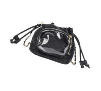 HIOPOIUYT Borsa a secchiello alla moda pratica borsa a tracolla in pelle PU con tracolla rimovibile Satchel Crossbody Puse per gli appassionati di moda borsa del telefono delle donne, Nero , One Size