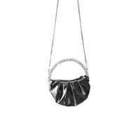 HIOPOIUYT Borsa a tracolla da donna, da sera, per feste, balli di fine anno, matrimonio, borsa a tracolla per ragazze e donne, pochette da sera, Nero